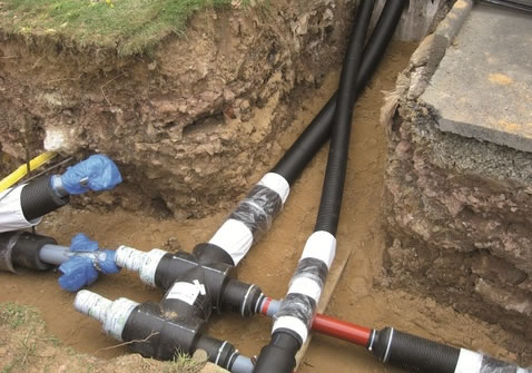 Underground Utility Plumbing